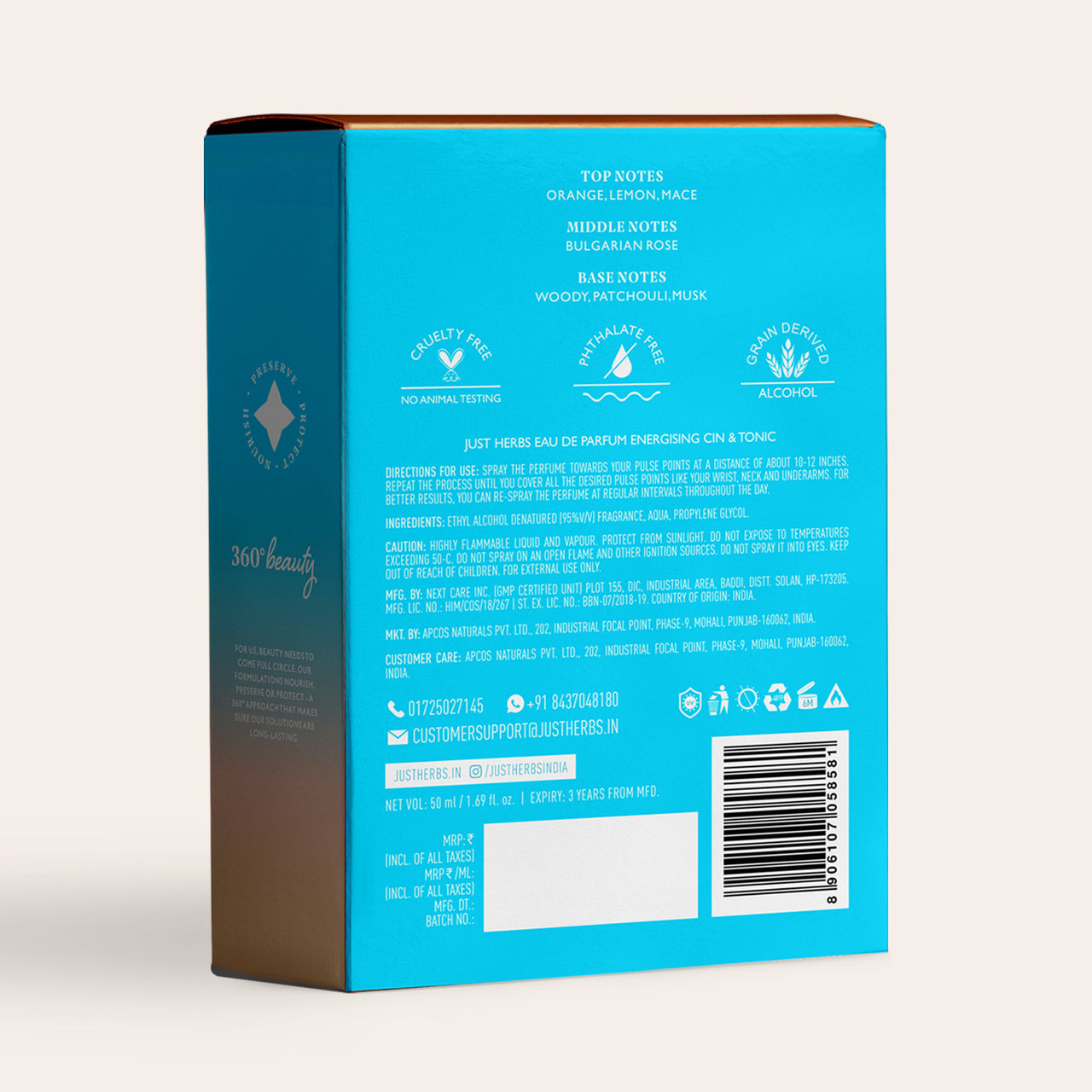 Energising Cin & Tonic : 50 ml