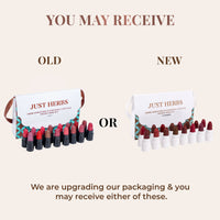 Thumbnail for Herb Enriched Ayurvedic Lipstick - Micro-Mini Trial Kit - 16 shades