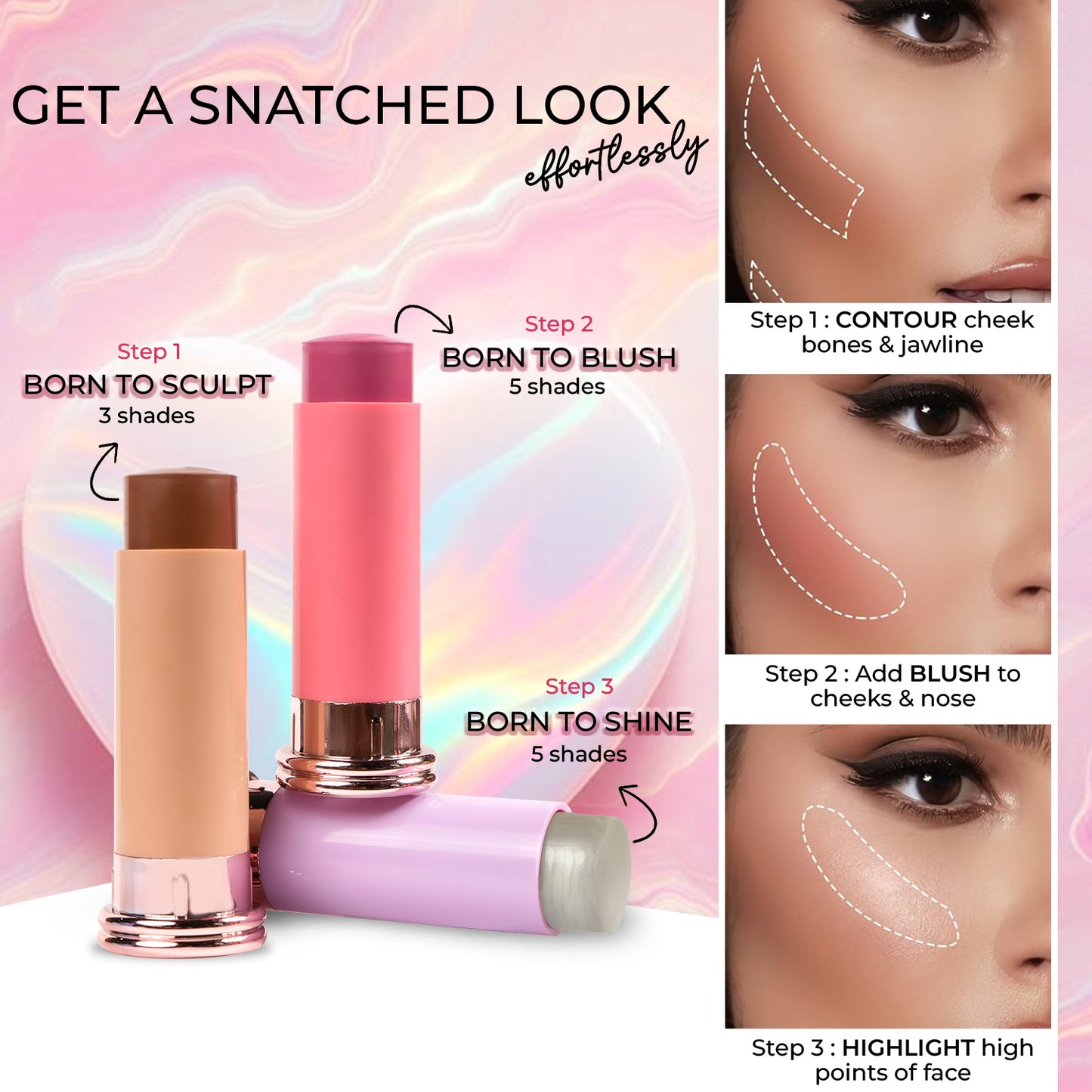 Born To Blush Stick with Shea Butter & Cica Red Hot
