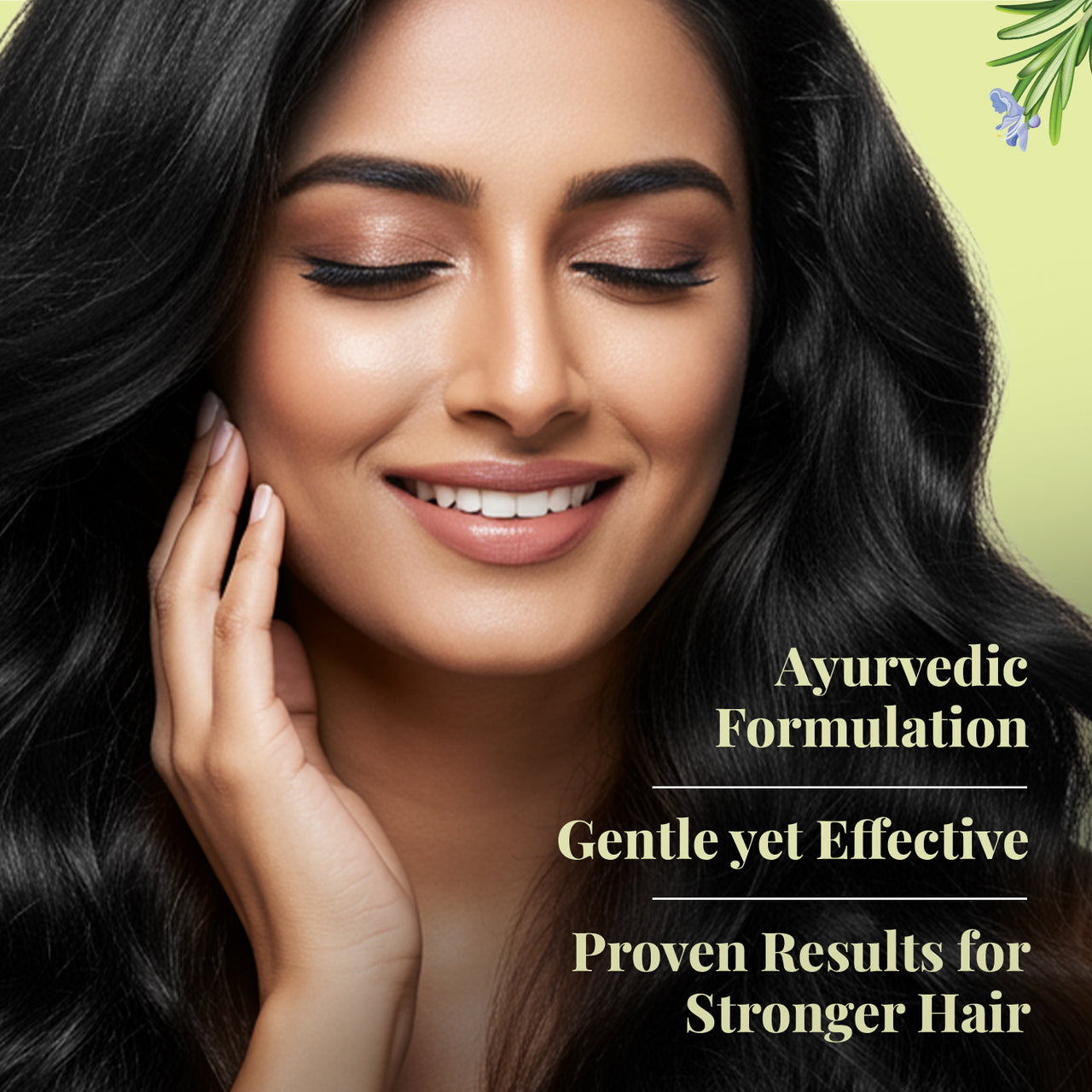 Just Herbs Anti Hairfall Shampoo | Rosemary, Amla & 12 Herbs | Reduces Hair fall by 8X from 1st wash | Ayurvedic Shampoo for All Hair Types - 200ml