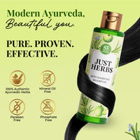 Thumbnail for Just Herbs Anti Hairfall Shampoo | Rosemary, Amla & 12 Herbs | Reduces Hair fall by 8X from 1st wash | Ayurvedic Shampoo for All Hair Types - 200ml