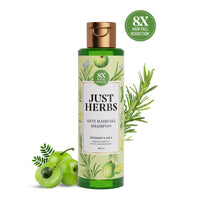 Thumbnail for Just Herbs Anti Hairfall Shampoo | Rosemary, Amla & 12 Herbs | Reduces Hair fall by 8X from 1st wash | Ayurvedic Shampoo for All Hair Types - 200ml