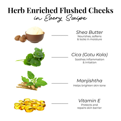 Born To Blush Stick with Shea Butter and Cica