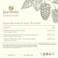 Thumbnail for Just Herbs Ayurvedic Bath & Body Travel Kit
