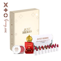 Thumbnail for Eid Gift Set (Micro Mini Lipstick Kit, Premium Attar: Ruby Rain, Lip & Cheek Tint: 08)