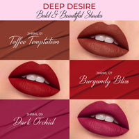 Thumbnail for Long Stay Relaxed Matte Liquid Lipstick Set of 3 with Vitamin E