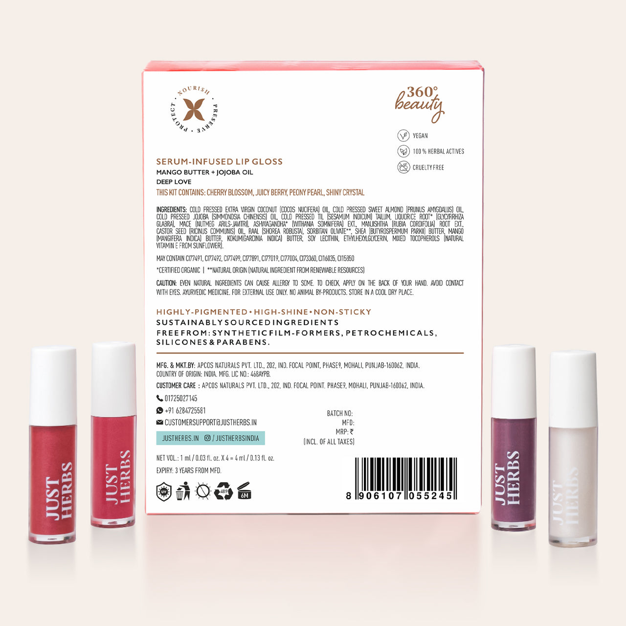 Serum-Infused Lip Gloss - Deep Love - 4 g