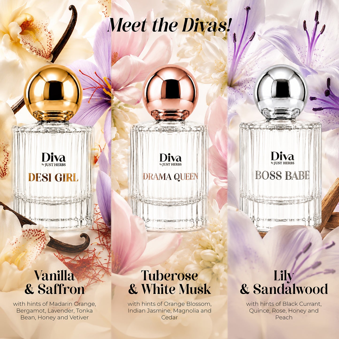 Diva Luxury Perfume Gift Set for women