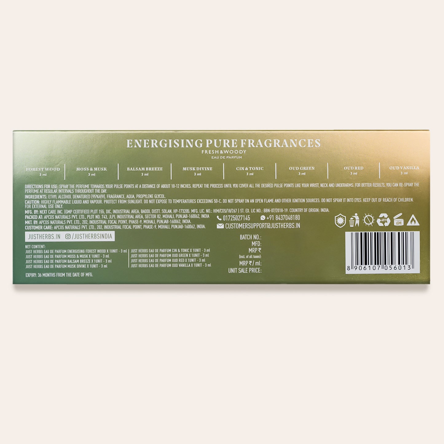 EDP Pack of 3