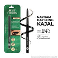 Naynam Day-long Kohl Kajal – Deep Black | Cyclosiloxane-Free