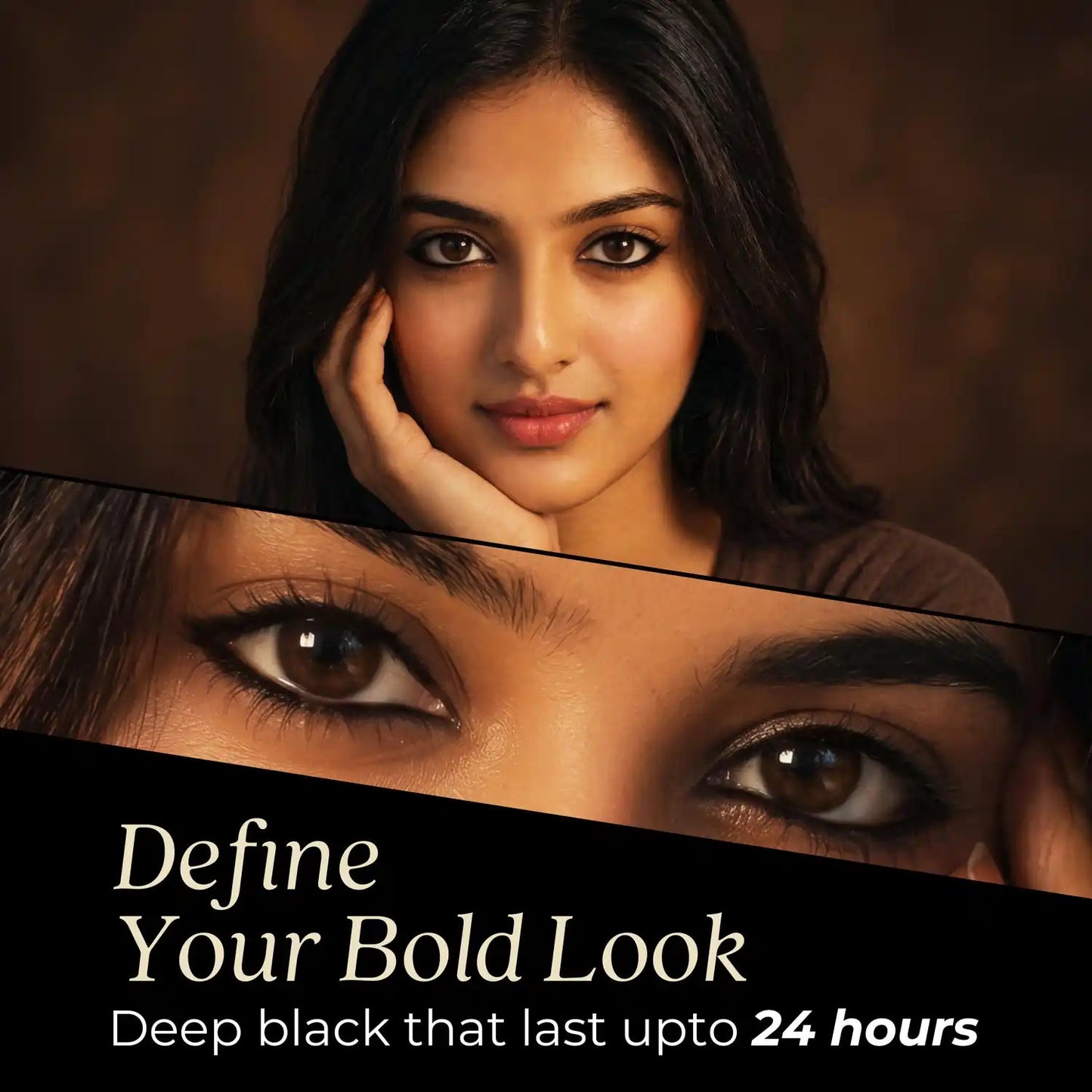Naynam Day-long Kohl Kajal – Deep Black | Cyclosiloxane-Free