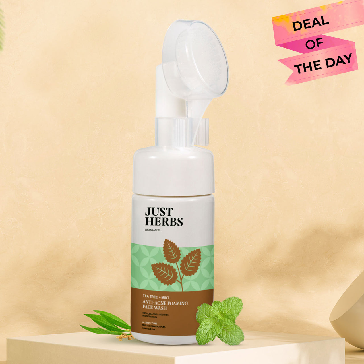 Anti Acne Foaming Face Wash with Tea Tree & Mint 100 ml