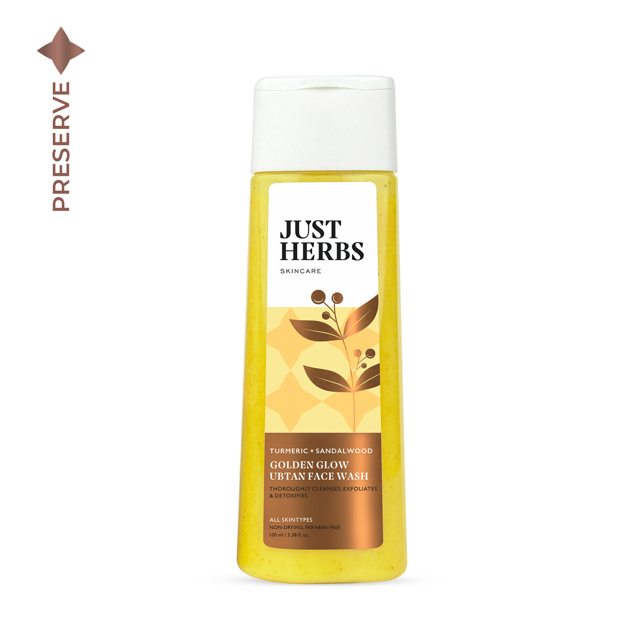 Golden Glow Ubtan Face Wash with Turmeric and Sandalwood