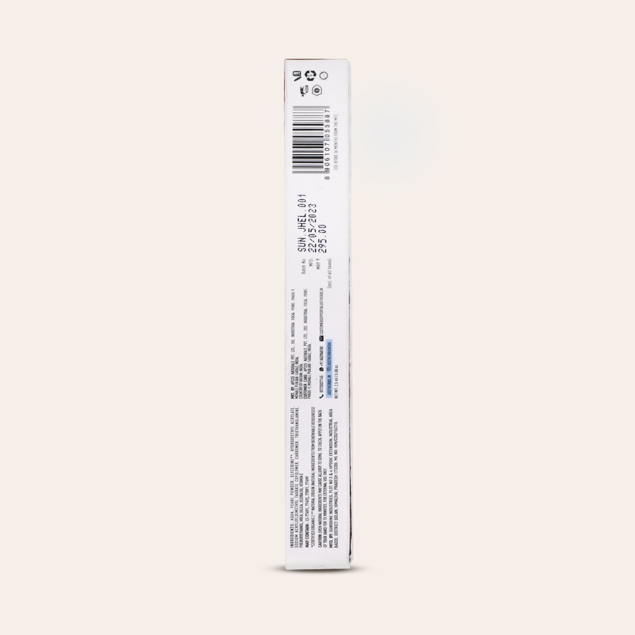 Herb-Enriched Waterproof Eyeliner Organic - Jojoba Oil & Vitamin E