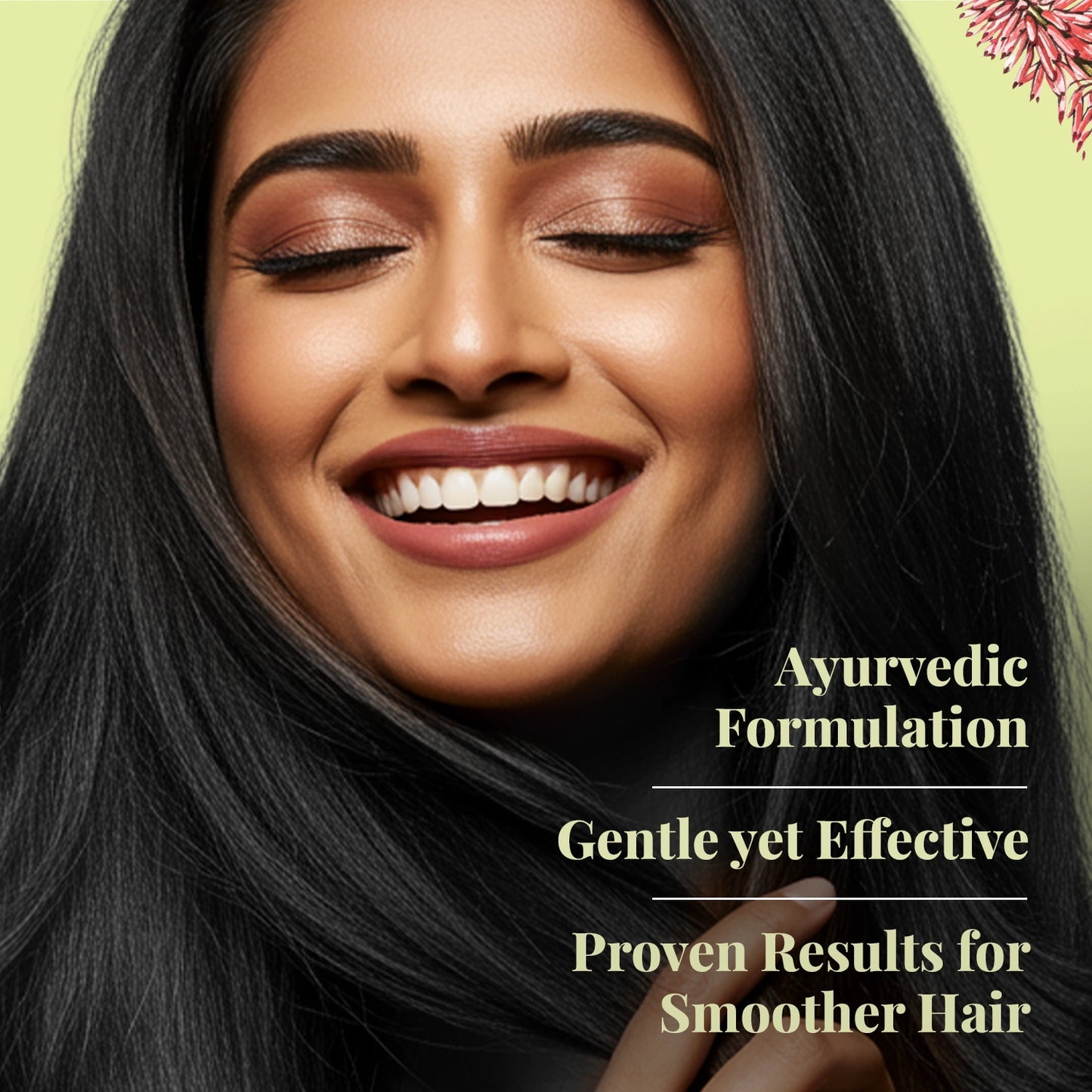Smooth & Shine Shampoo for Dry and Frizzy Hair| Aloe Vera, Almond, Rice Protein & 12 Herbs