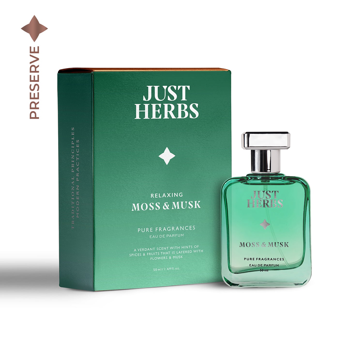 Just Herbs Relaxing Moss & Musk Perfume EDP