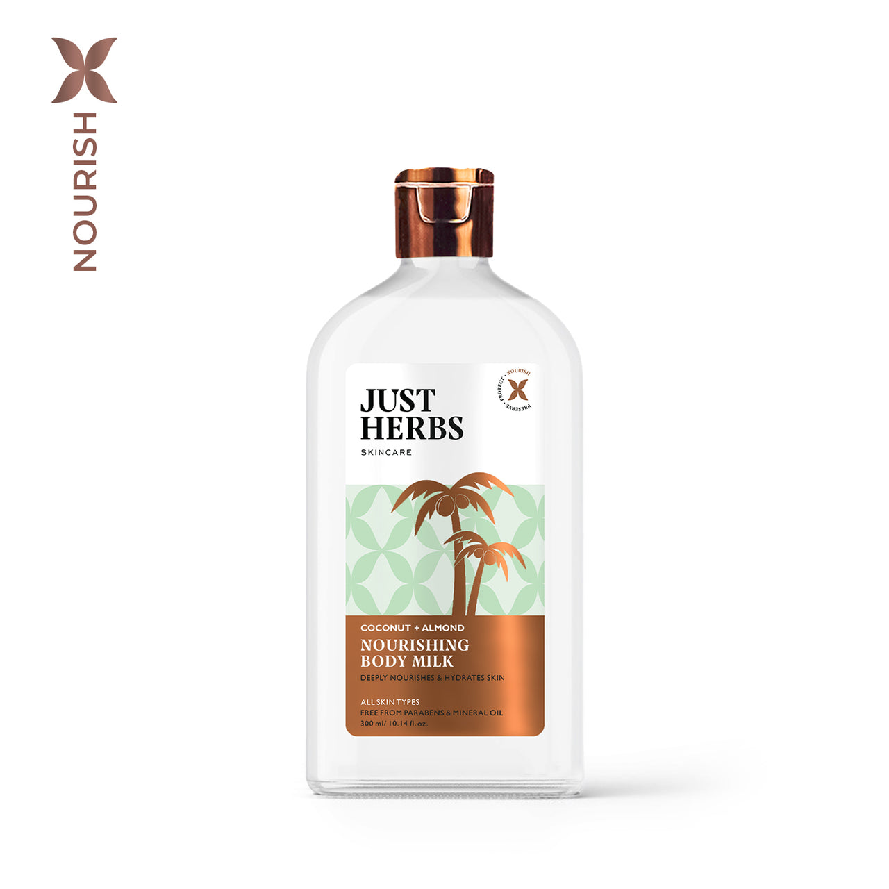 Nourishing Body Milk with Coconut and Almond - Just Herbs