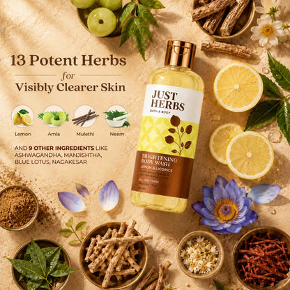 Vitamin C Brightening Body Wash with Lime and Liquorice