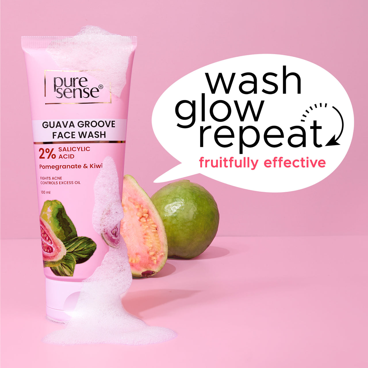 PureSense Guava Groove Face Wash: 100 ml