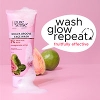 Thumbnail for PureSense Guava Groove Face Wash: 100 ml