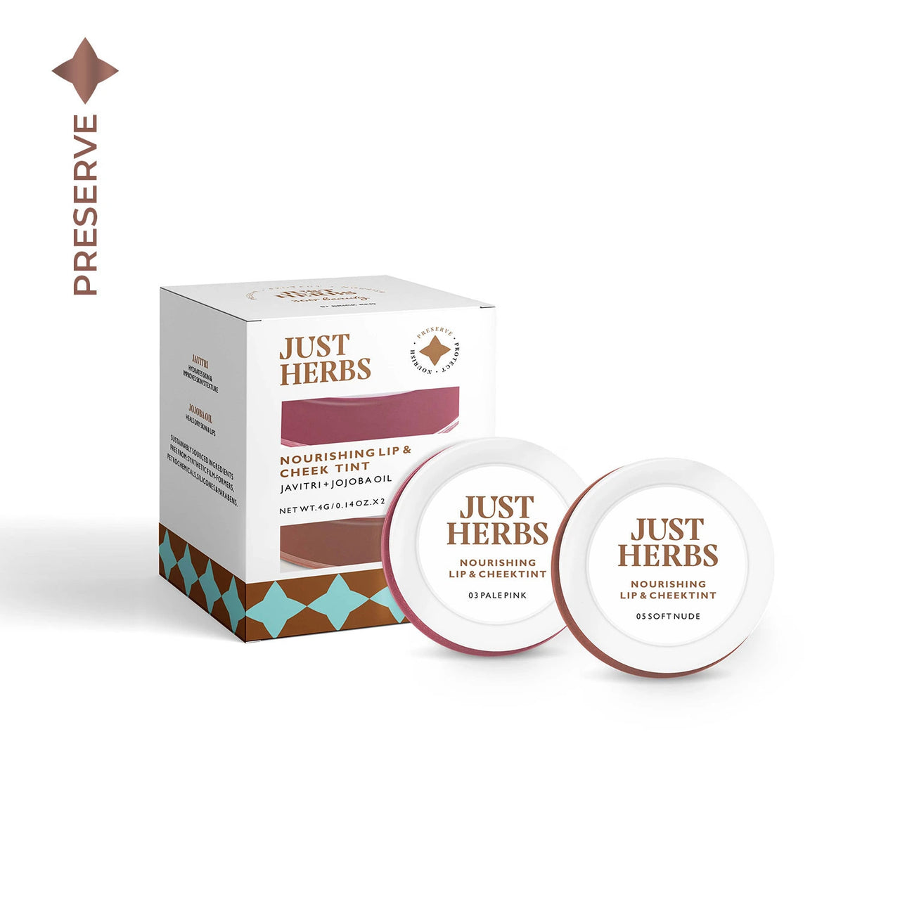 Pale Pink: Nourishing Lip and Cheek Tint  - Herb Enriched