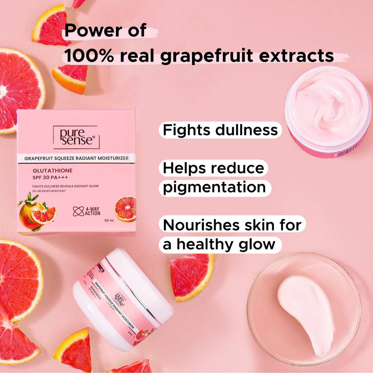 PureSense Grapefruit Squeeze Radiant Moisturizer - 50ml