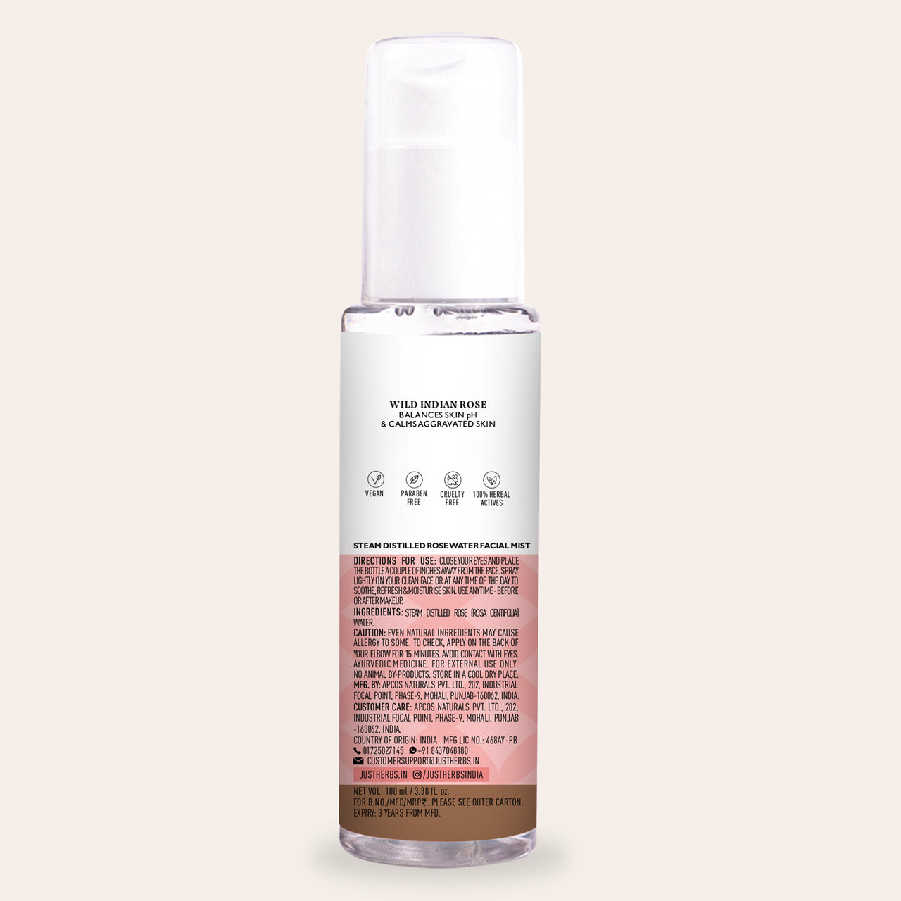 Rose Water Toner Mist - BYOB