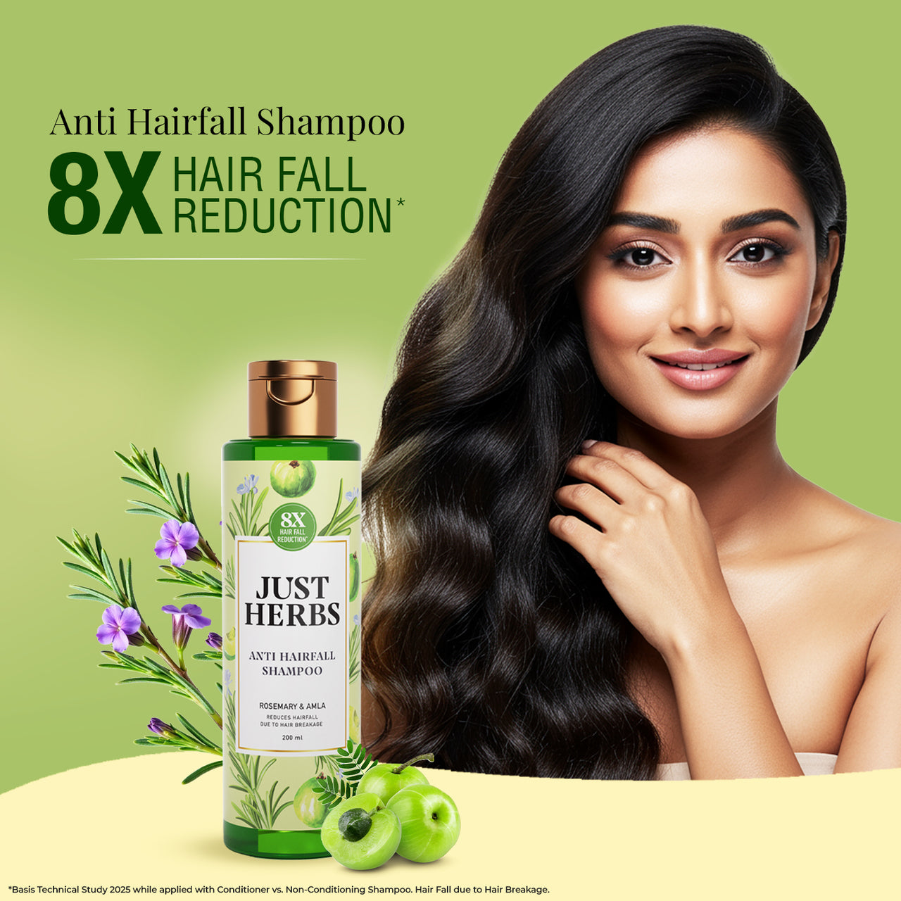 Anti Hairfall Shampoo | Rosemary, Amla & 12 Herbs