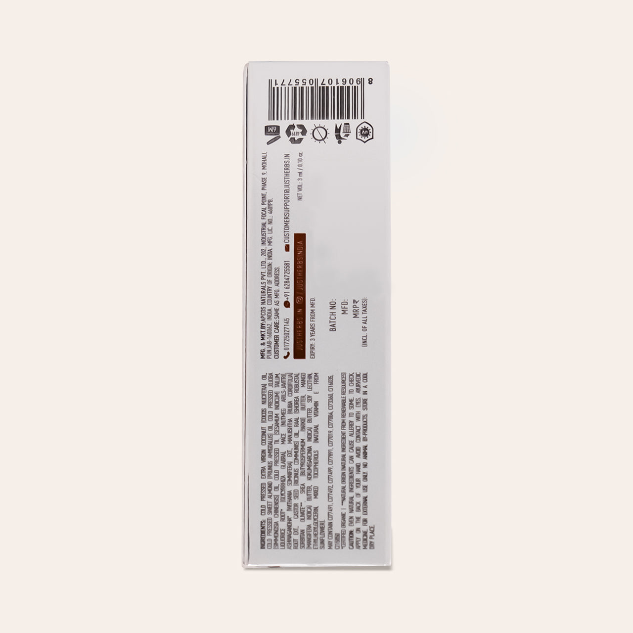 Serum-infused Lip Gloss with Mango Butter and Jojoba Oil 3 ml