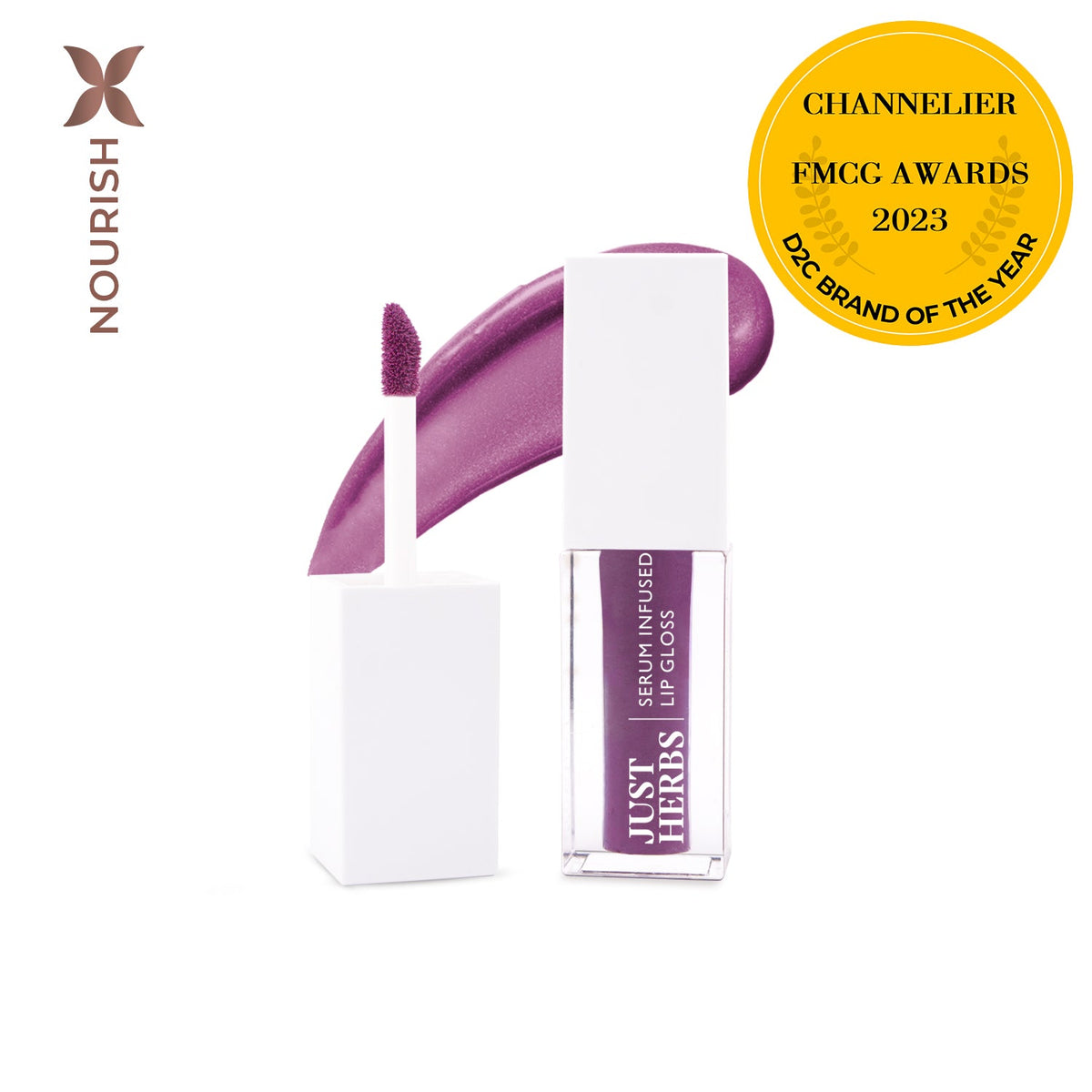 Serum-infused Lip Gloss with Mango Butter and Jojoba Oil