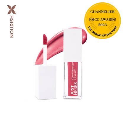 Serum-infused Lip Gloss with Mango Butter and Jojoba Oil