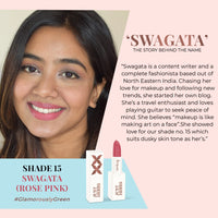 Thumbnail for just Herbs Herb Enriched Ayurvedic Lipstick - Half Size