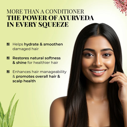 Smooth & Shine Conditioner | Aloe Vera, Almond & 14 Herbs