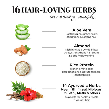 Smooth & Shine Conditioner | Aloe Vera, Almond & 14 Herbs