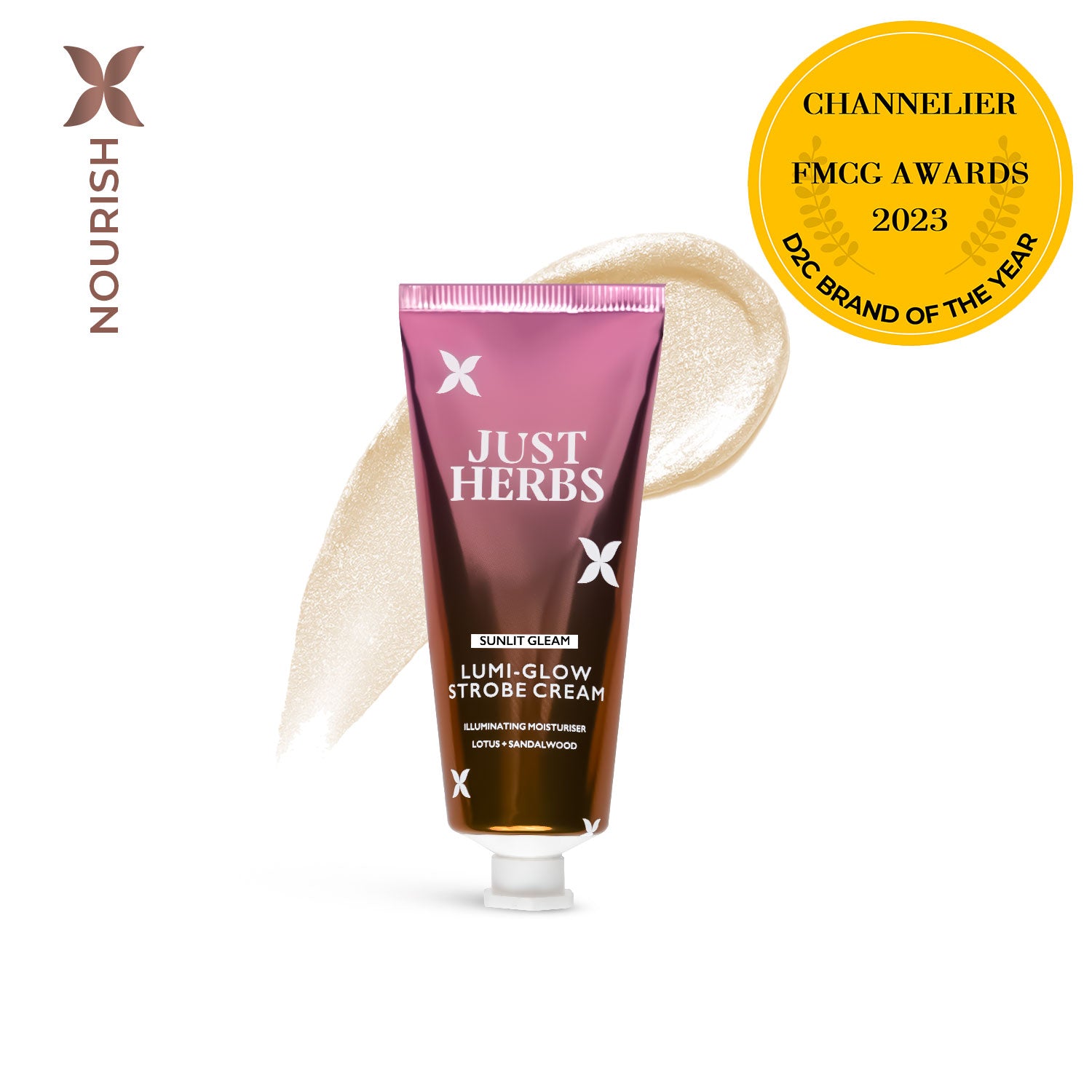 Pure Ghee & 24K Gold Deep Nourishing Souffle Cream – Just Herbs