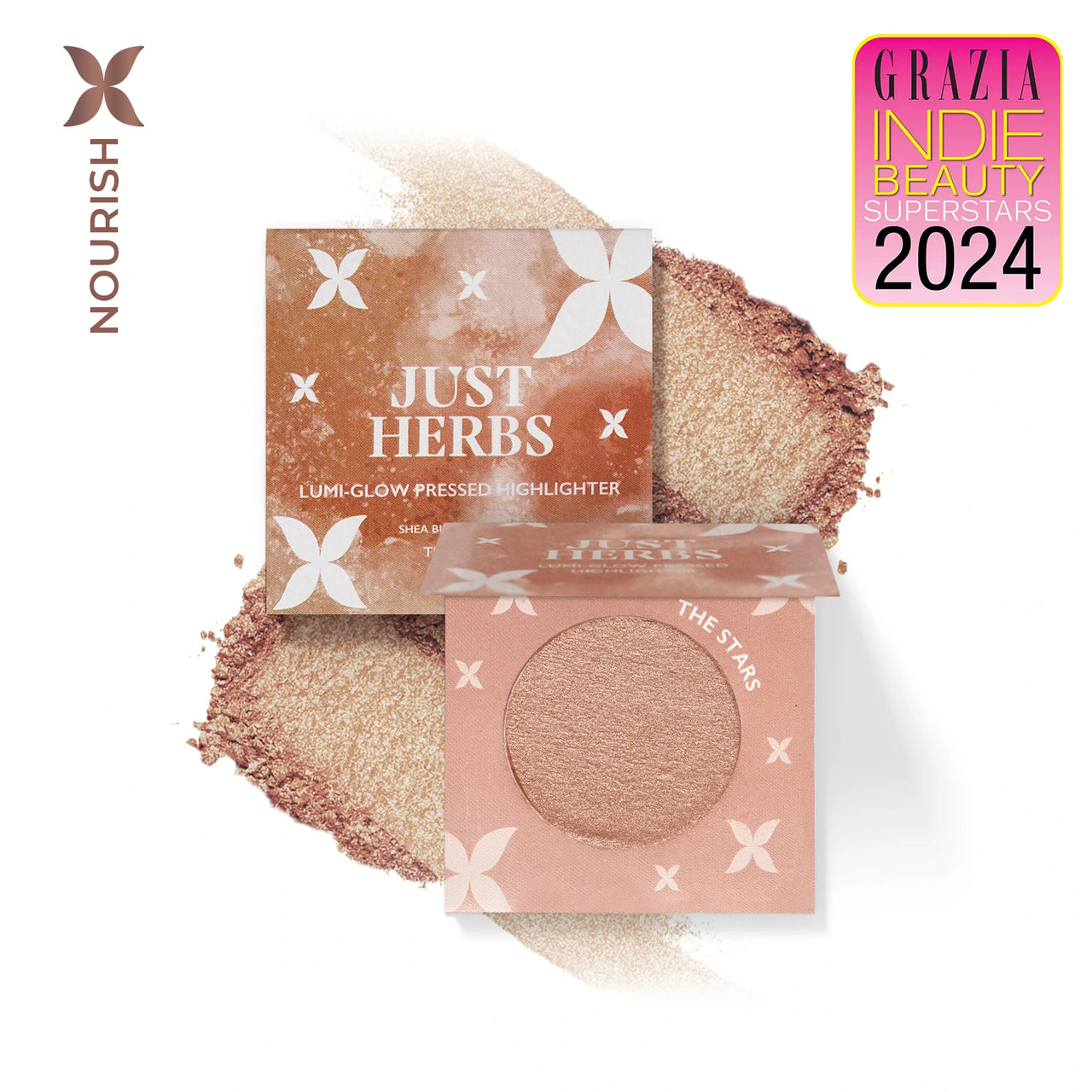 Lumi-glow Pressed Highlighter with Shea Butter and Amla