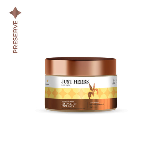 Instaglow Face Pack with Turmeric and Vitamin E : 60 g