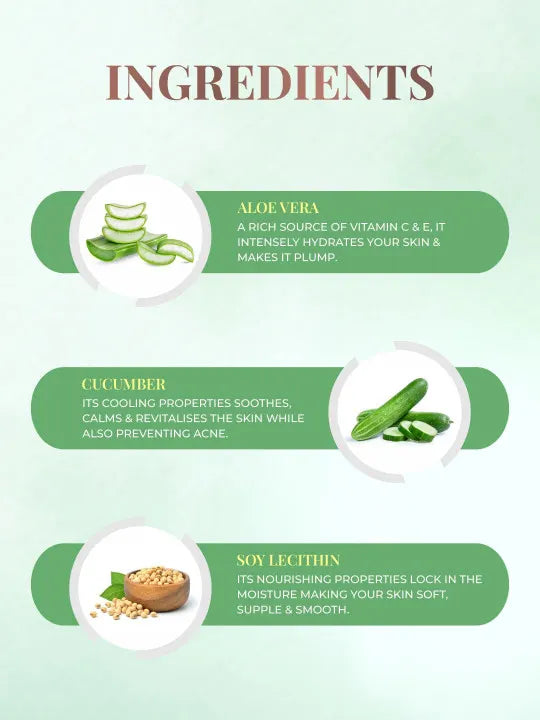 All Purpose Gel Creme with Aloe Vera and Cucumber