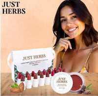 Thumbnail for Herb Enriched Ayurvedic Lipstick Micro-Mini Kit & Nourishing Lip and Cheek Tint - Combo