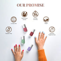 Thumbnail for Nail Paints  - Set of 5 | 21-Free Formula