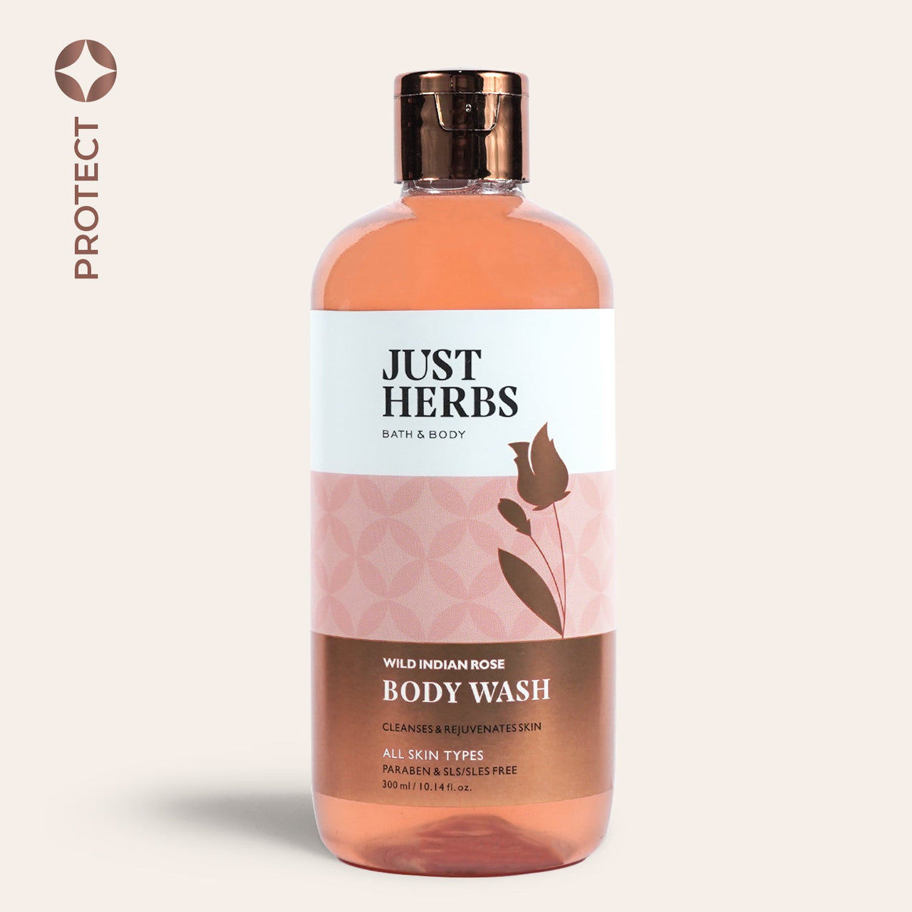 Wild Indian Rose Body Wash - Just Herbs