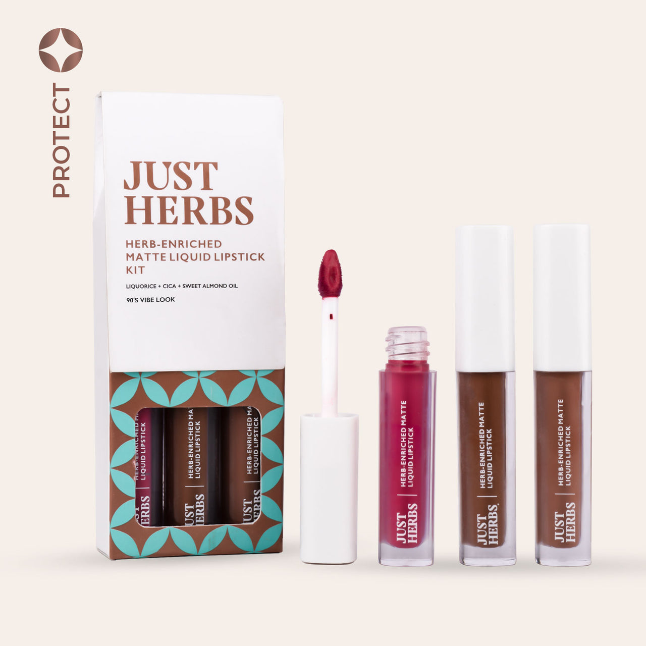 Just Herbs Herb Enriched Matte Liquid Lipstick Kit Set Of 3 Online