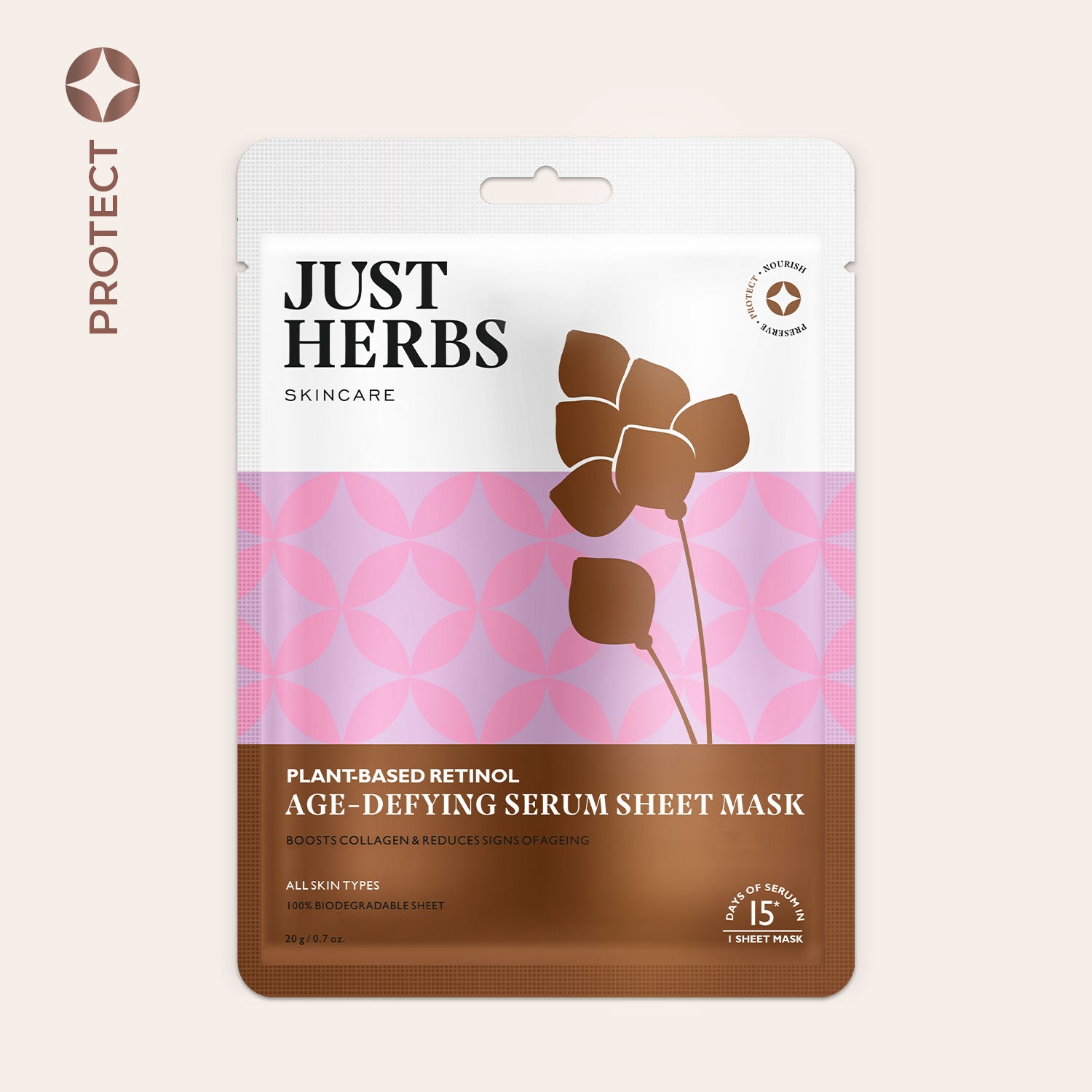 

Age-defying Serum Sheet Mask with Plant Based Retinol