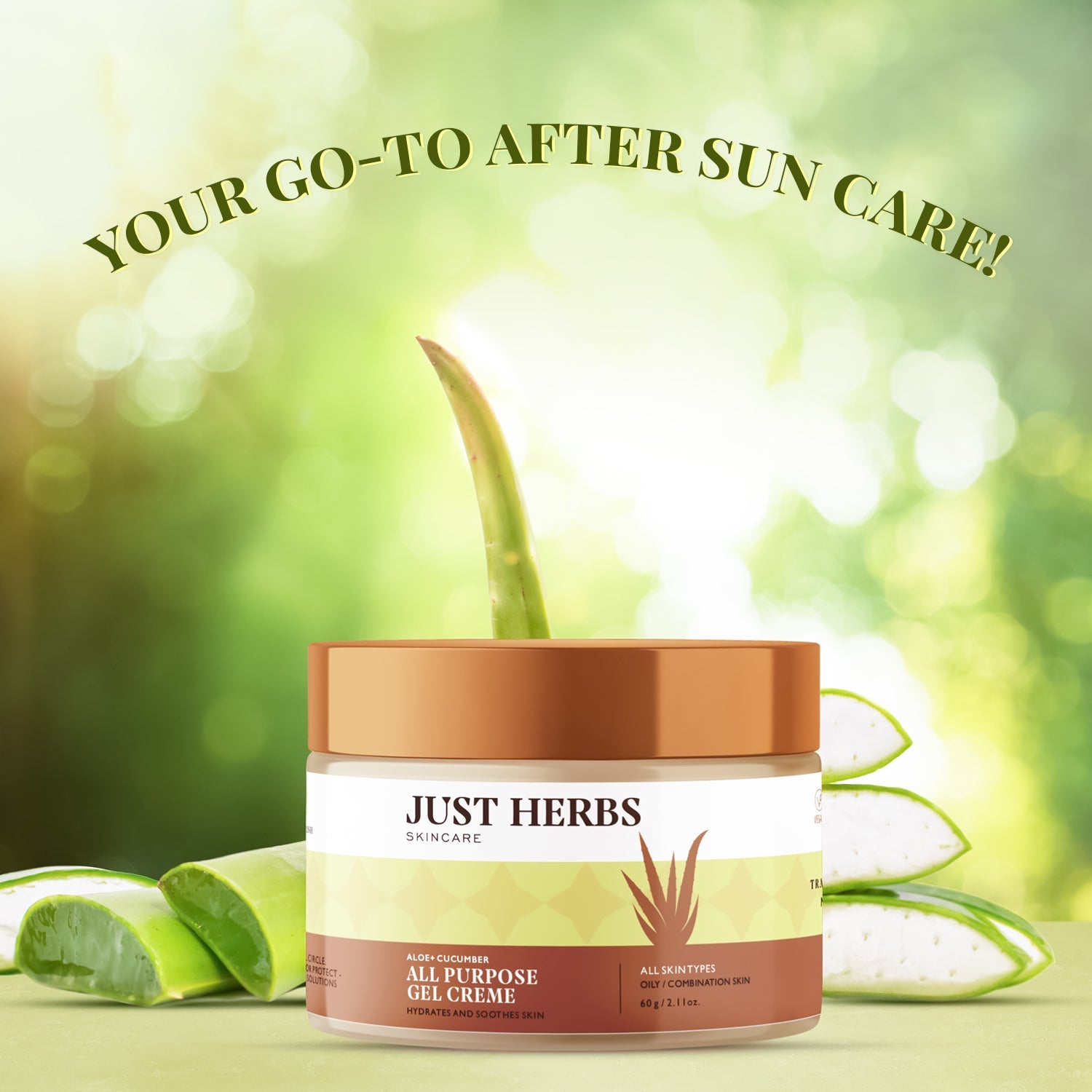 

All Purpose Gel Creme with Aloe Vera and Cucumber - BYOB