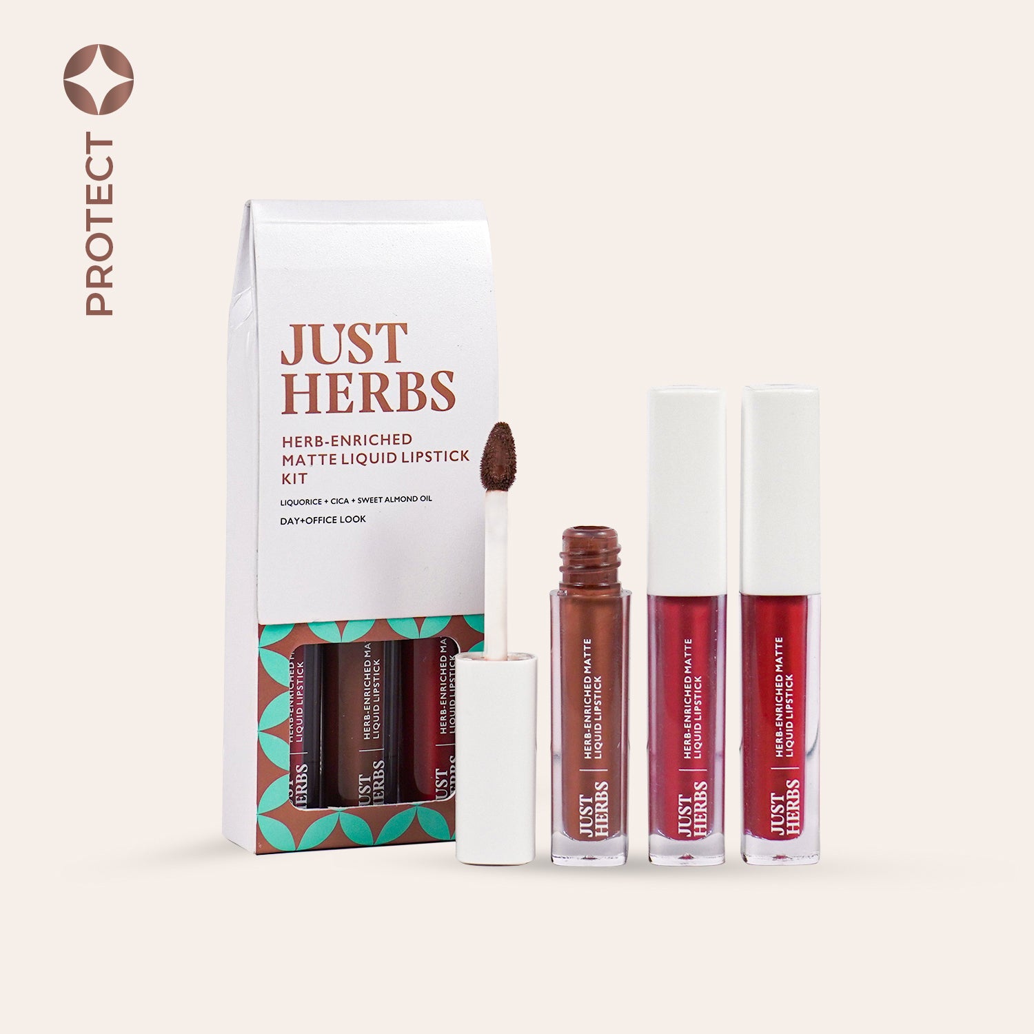 

Full-Size Herb Enriched Matte Liquid Lipstick Kit - Set of 3