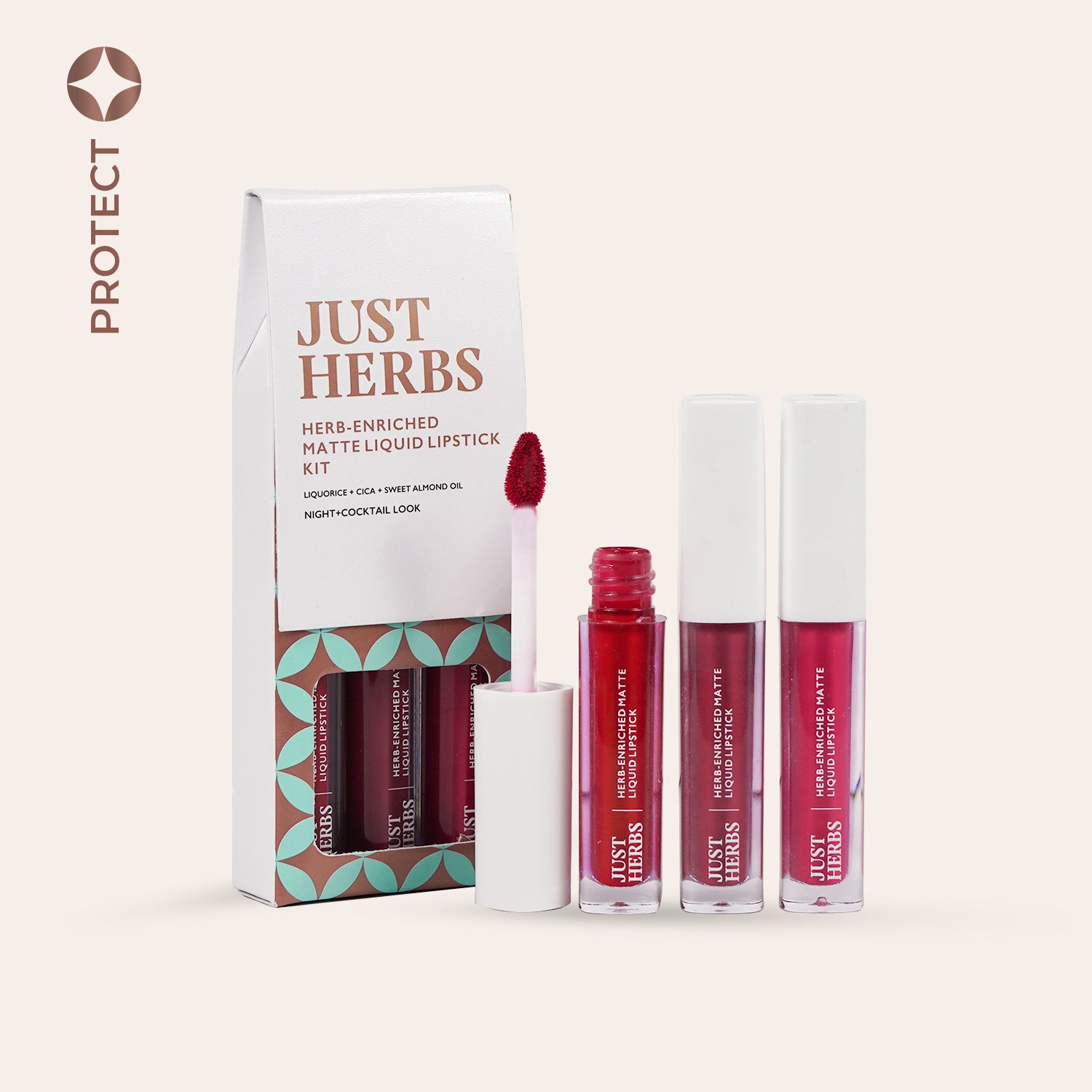 

Full-Size Herb Enriched Matte Liquid Lipstick Kit - Set of 3