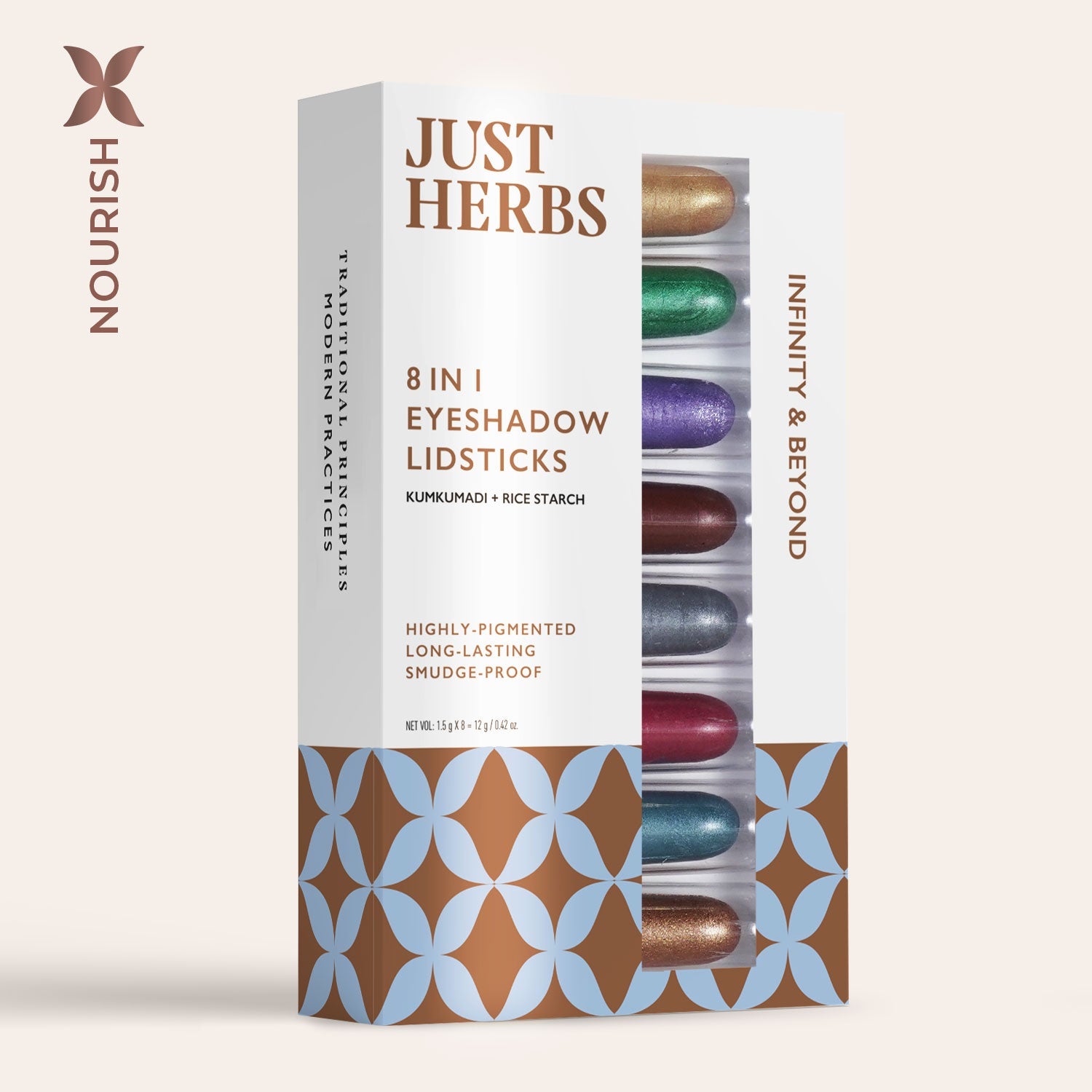 

8 in 1 Eyeshadow Lidsticks (Available in 2 Variants) - Just Herbs