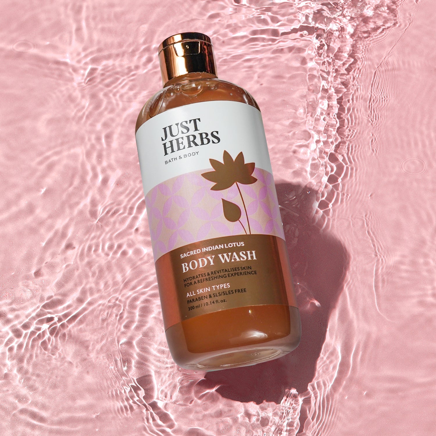 Sacred Indian Lotus Body Wash - Just Herbs