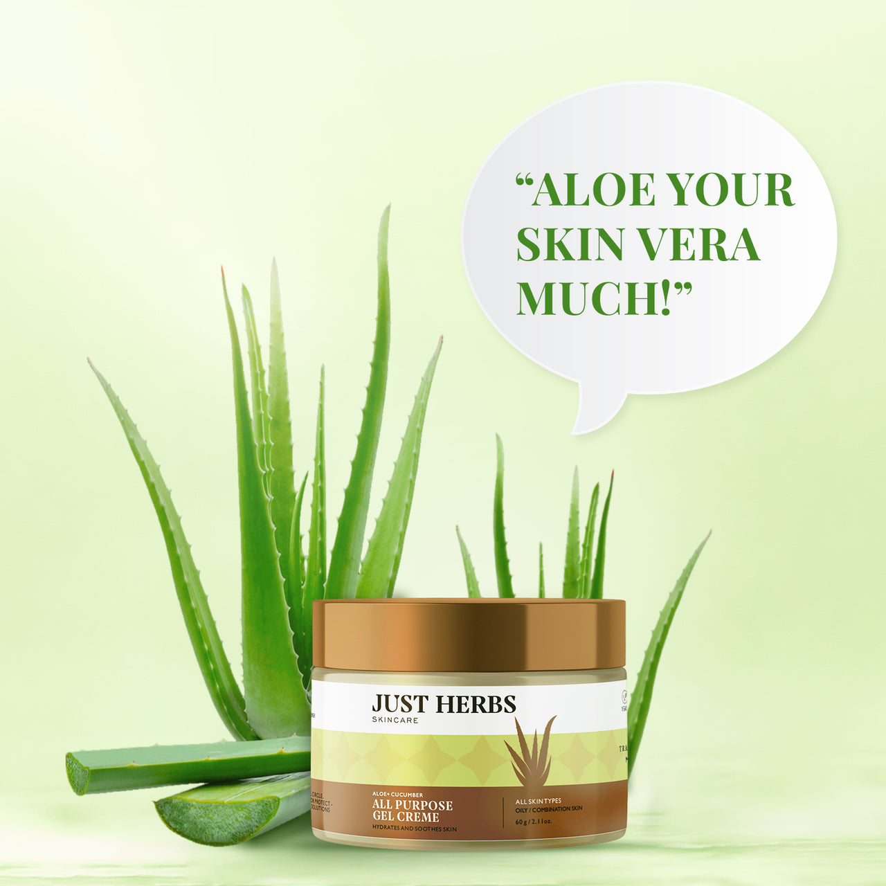 All Purpose Gel Creme with Aloe Vera and Cucumber -60g