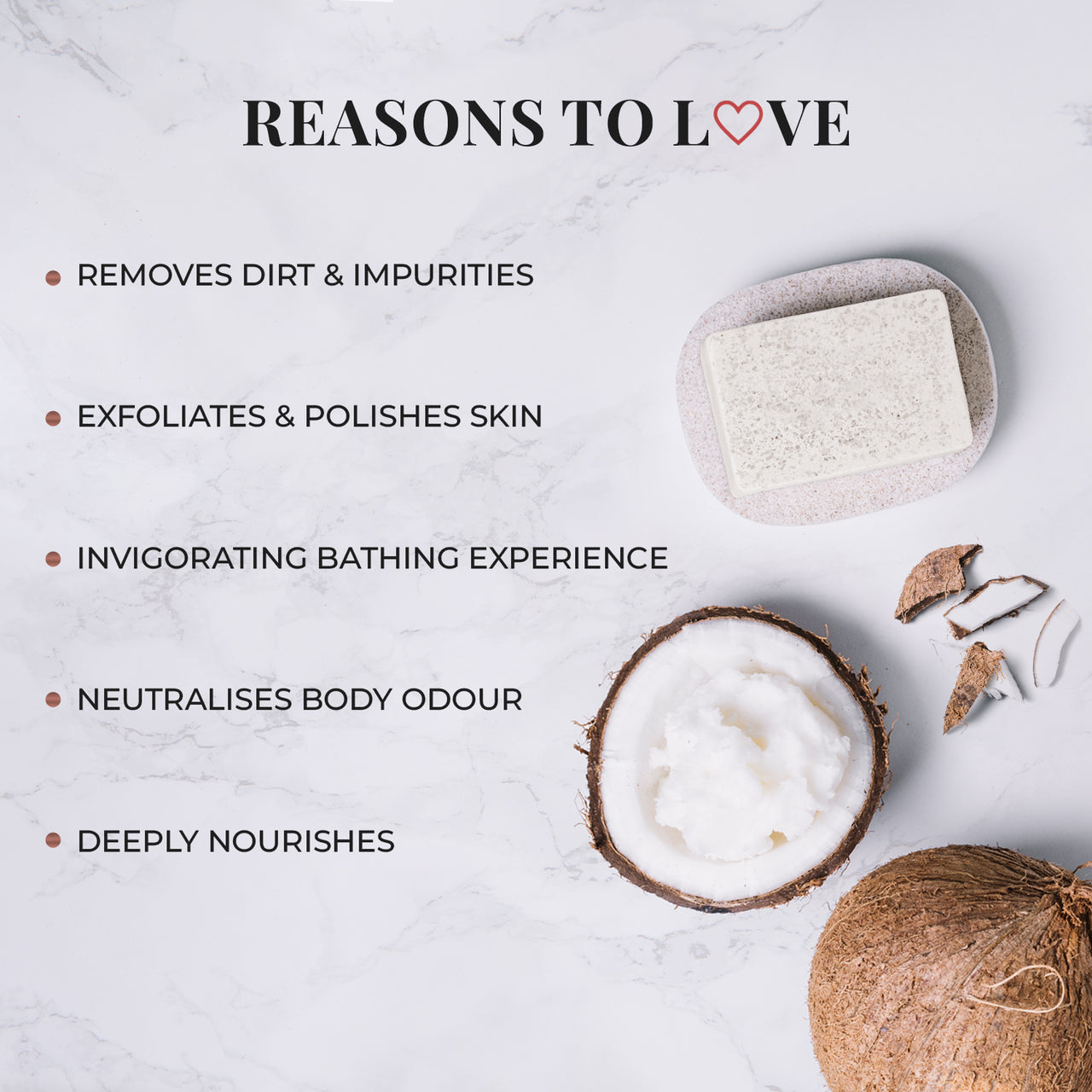 Kerala Coconut Nourishing Handmade Bathing Bar